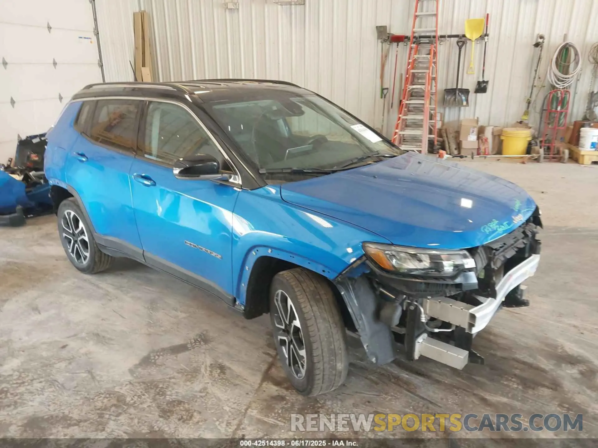 1 fotografías del automóvil dañado 3C4NJDCB4NT171609 JEEP COMPASS 2022