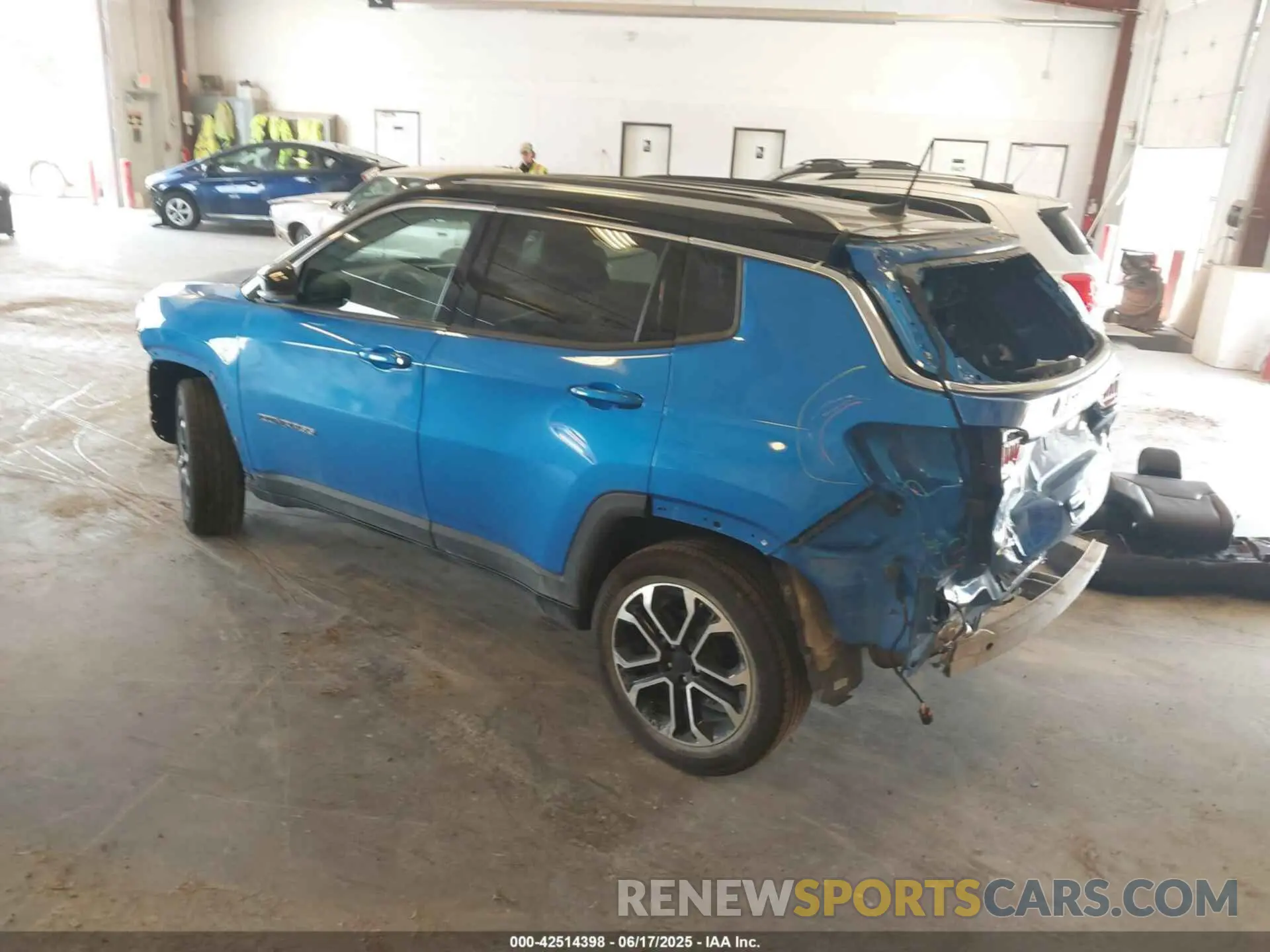3 fotografías del automóvil dañado 3C4NJDCB4NT171609 JEEP COMPASS 2022