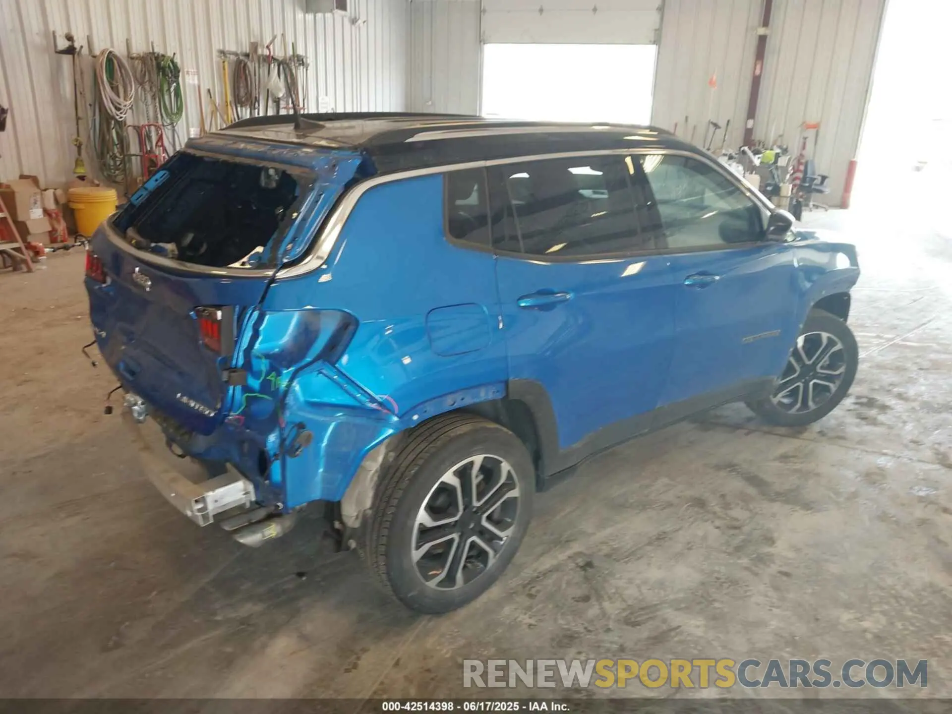 4 fotografías del automóvil dañado 3C4NJDCB4NT171609 JEEP COMPASS 2022