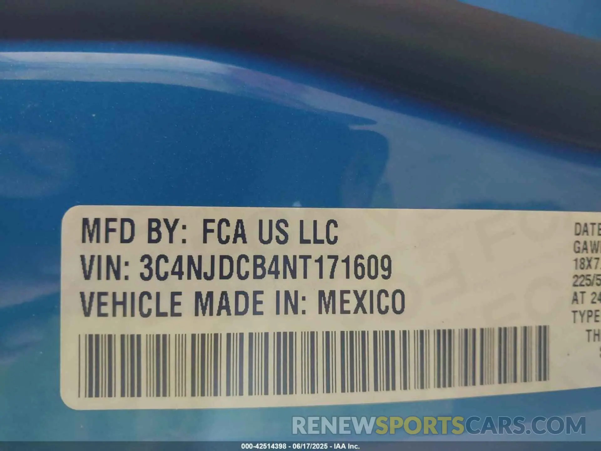 9 fotografías del automóvil dañado 3C4NJDCB4NT171609 JEEP COMPASS 2022