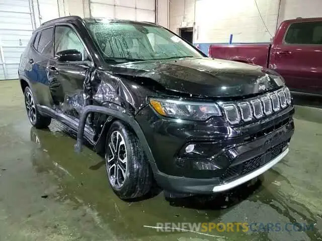14 fotografías del automóvil dañado 3C4NJDCB5NT146248 JEEP COMPASS 2022