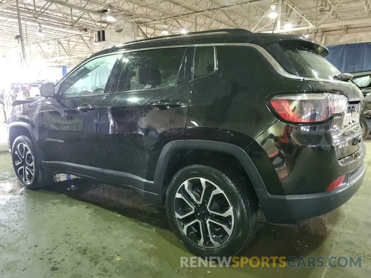 2 fotografías del automóvil dañado 3C4NJDCB5NT146248 JEEP COMPASS 2022