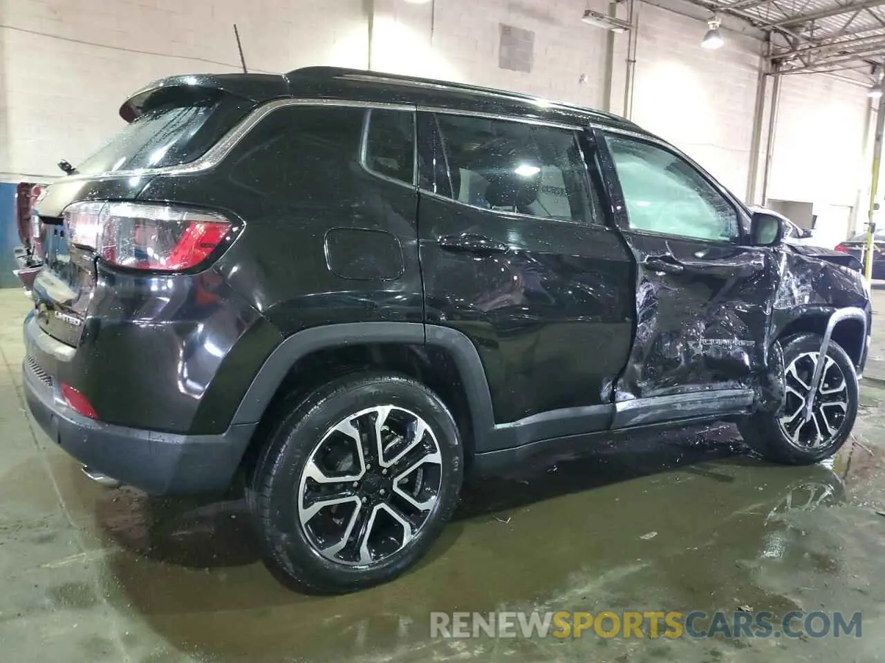 3 fotografías del automóvil dañado 3C4NJDCB5NT146248 JEEP COMPASS 2022