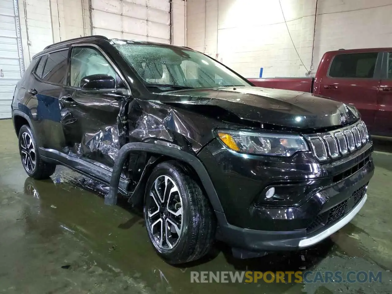 4 fotografías del automóvil dañado 3C4NJDCB5NT146248 JEEP COMPASS 2022