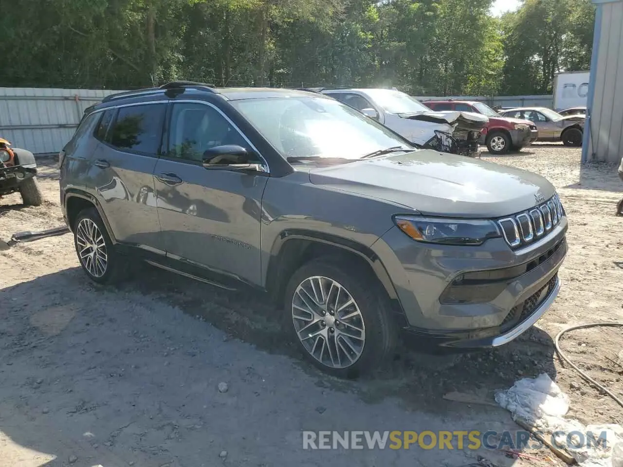 4 fotografías del automóvil dañado 3C4NJDCB6NT115980 JEEP COMPASS 2022