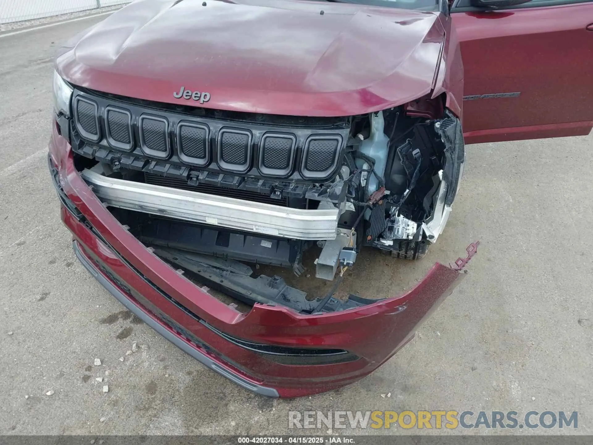6 fotografías del automóvil dañado 3C4NJDCB7NT101666 JEEP COMPASS 2022