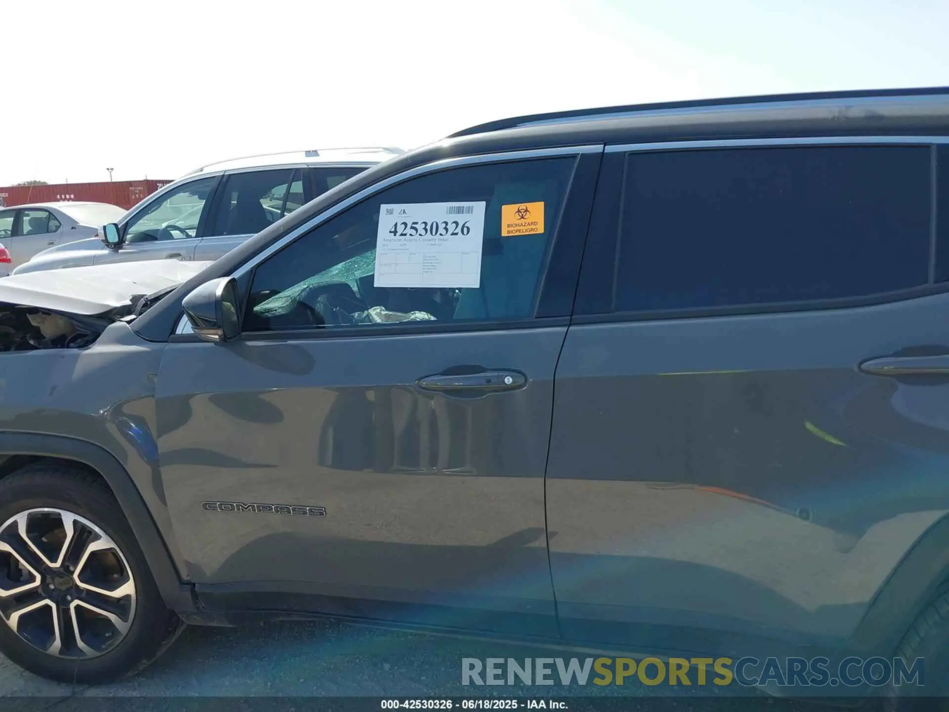 14 fotografías del automóvil dañado 3C4NJDCB7NT101991 JEEP COMPASS 2022