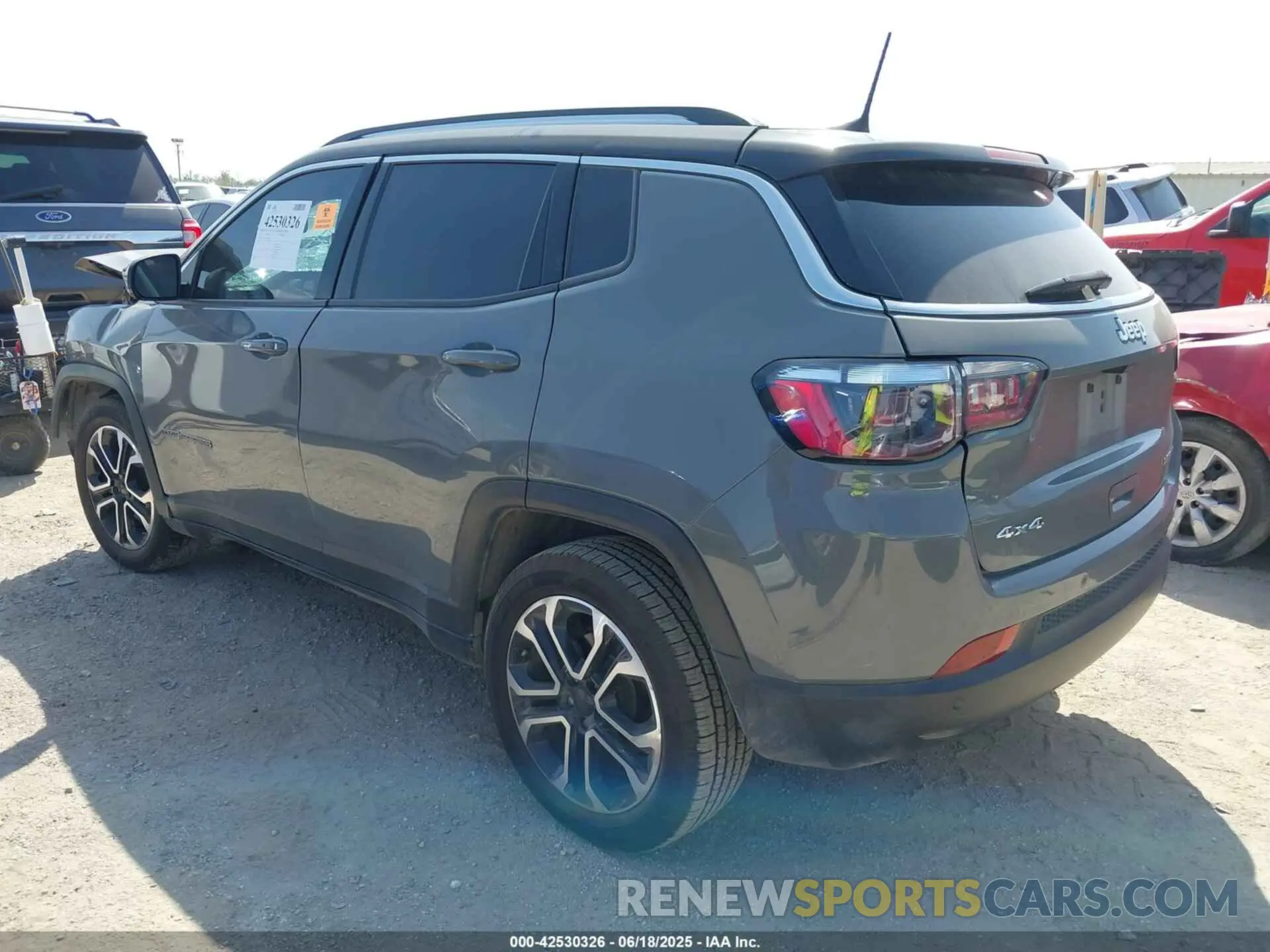 3 fotografías del automóvil dañado 3C4NJDCB7NT101991 JEEP COMPASS 2022
