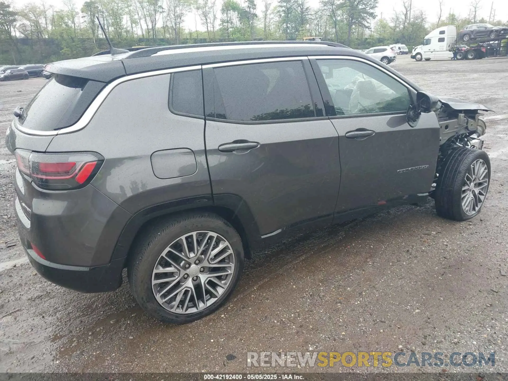 4 fotografías del automóvil dañado 3C4NJDCB7NT141939 JEEP COMPASS 2022