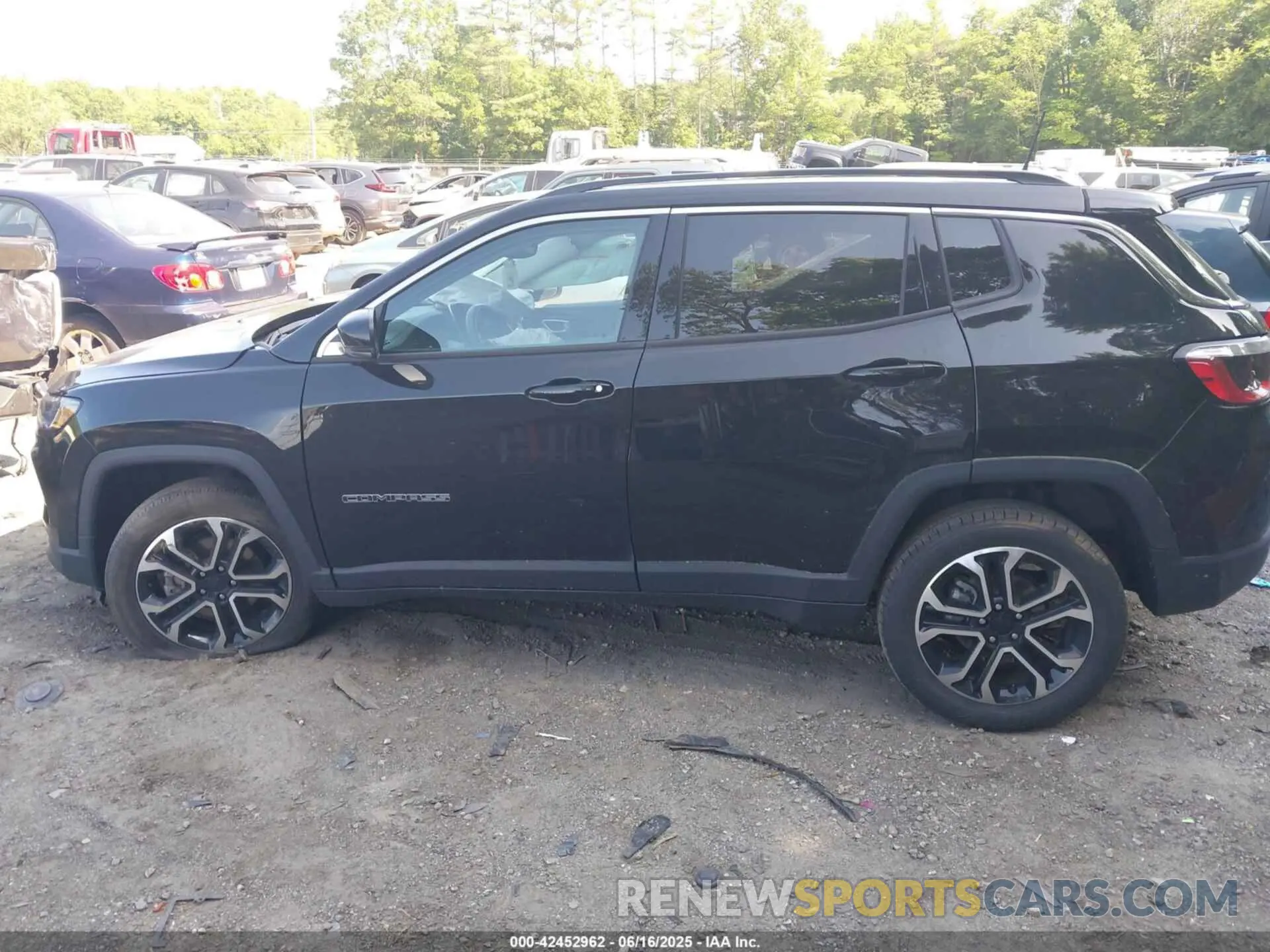 15 fotografías del automóvil dañado 3C4NJDCB7NT189540 JEEP COMPASS 2022