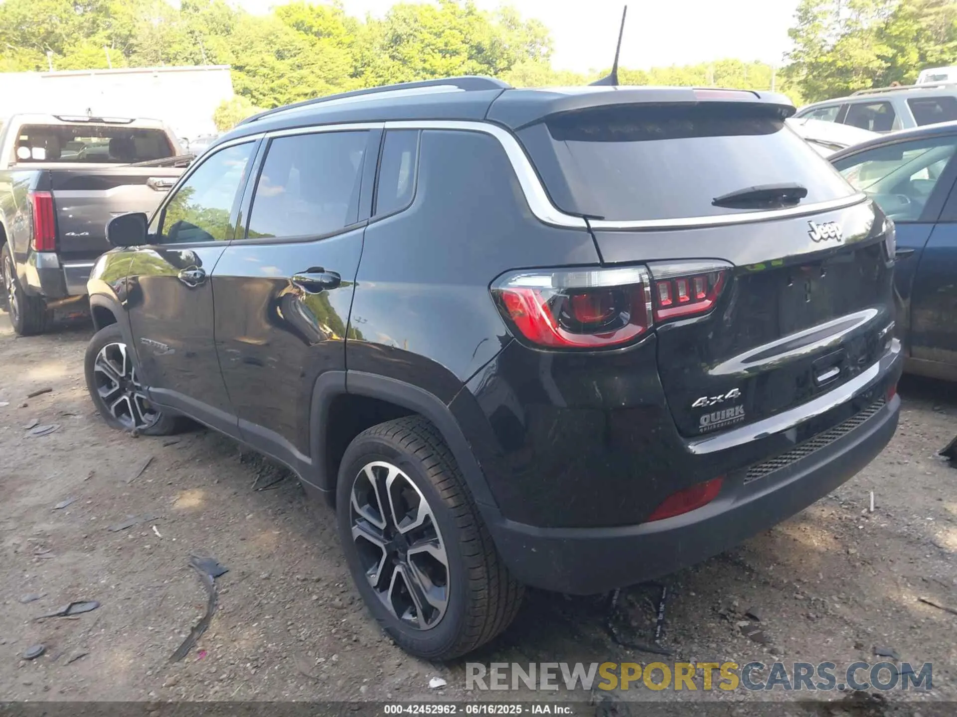 3 fotografías del automóvil dañado 3C4NJDCB7NT189540 JEEP COMPASS 2022