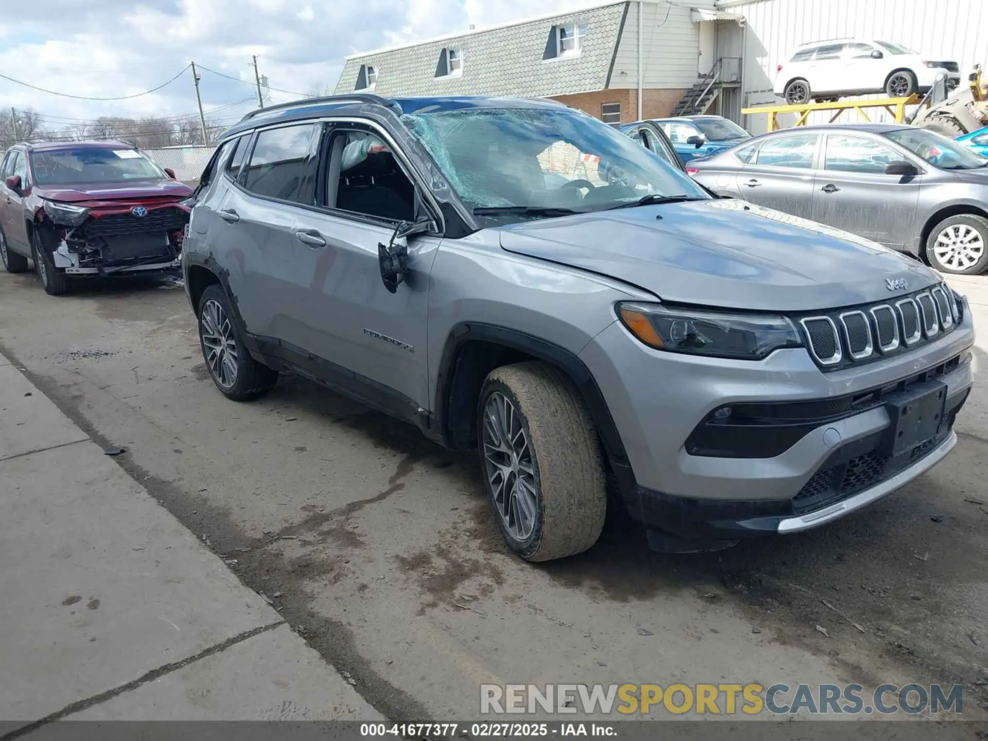 1 fotografías del automóvil dañado 3C4NJDCB8NT115480 JEEP COMPASS 2022