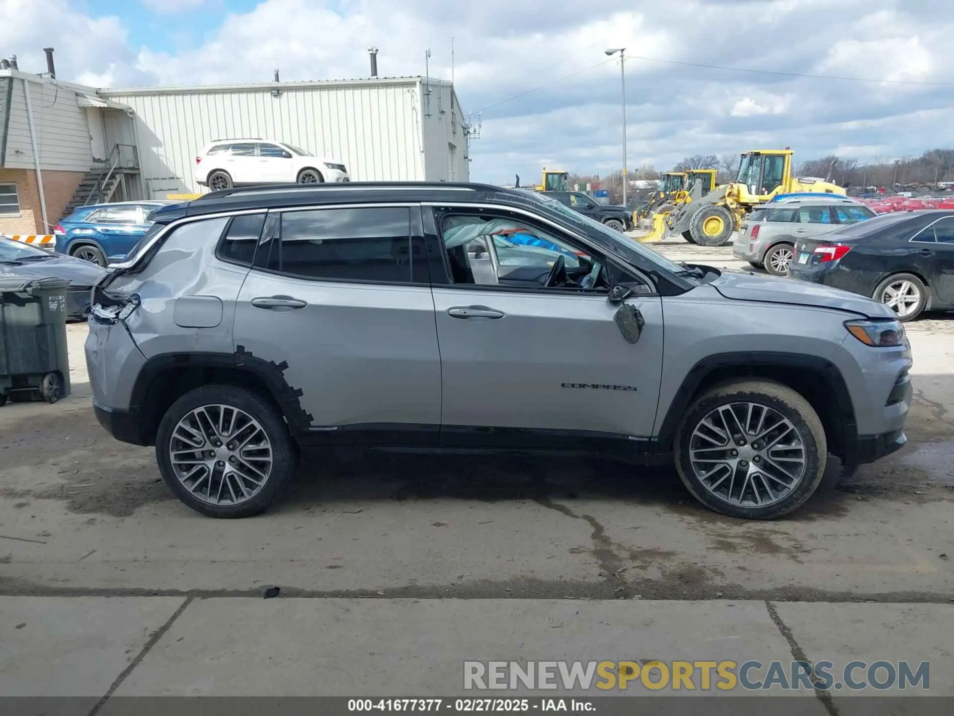 13 fotografías del automóvil dañado 3C4NJDCB8NT115480 JEEP COMPASS 2022