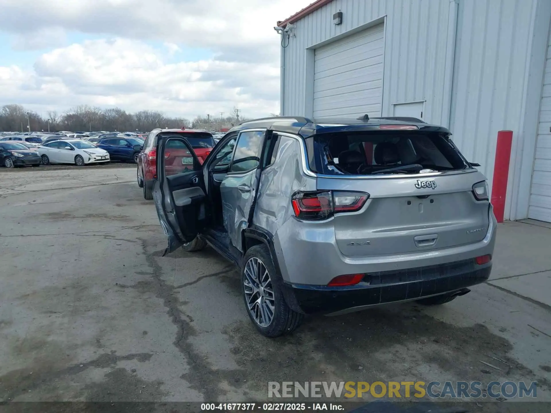 3 fotografías del automóvil dañado 3C4NJDCB8NT115480 JEEP COMPASS 2022
