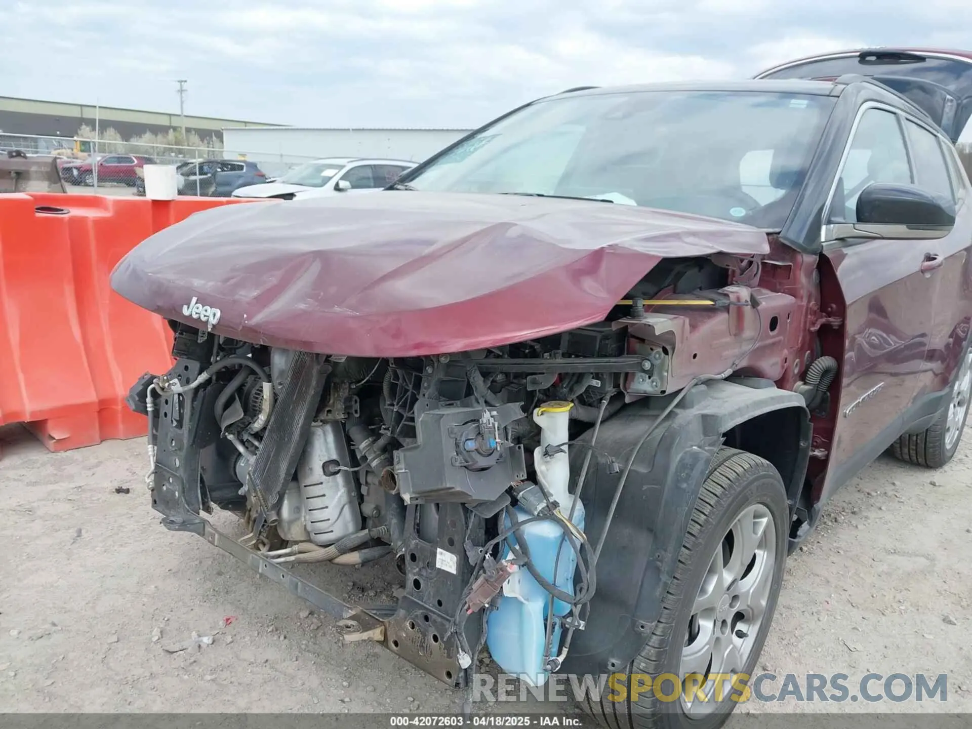 6 fotografías del automóvil dañado 3C4NJDCB8NT124275 JEEP COMPASS 2022