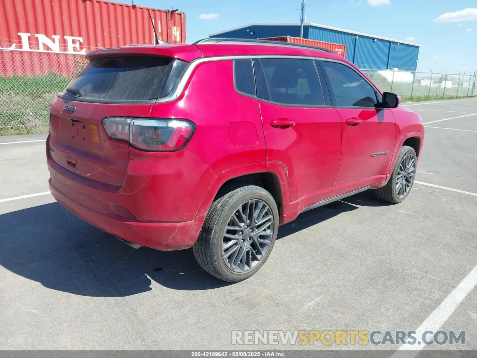 4 fotografías del automóvil dañado 3C4NJDCB8NT146177 JEEP COMPASS 2022