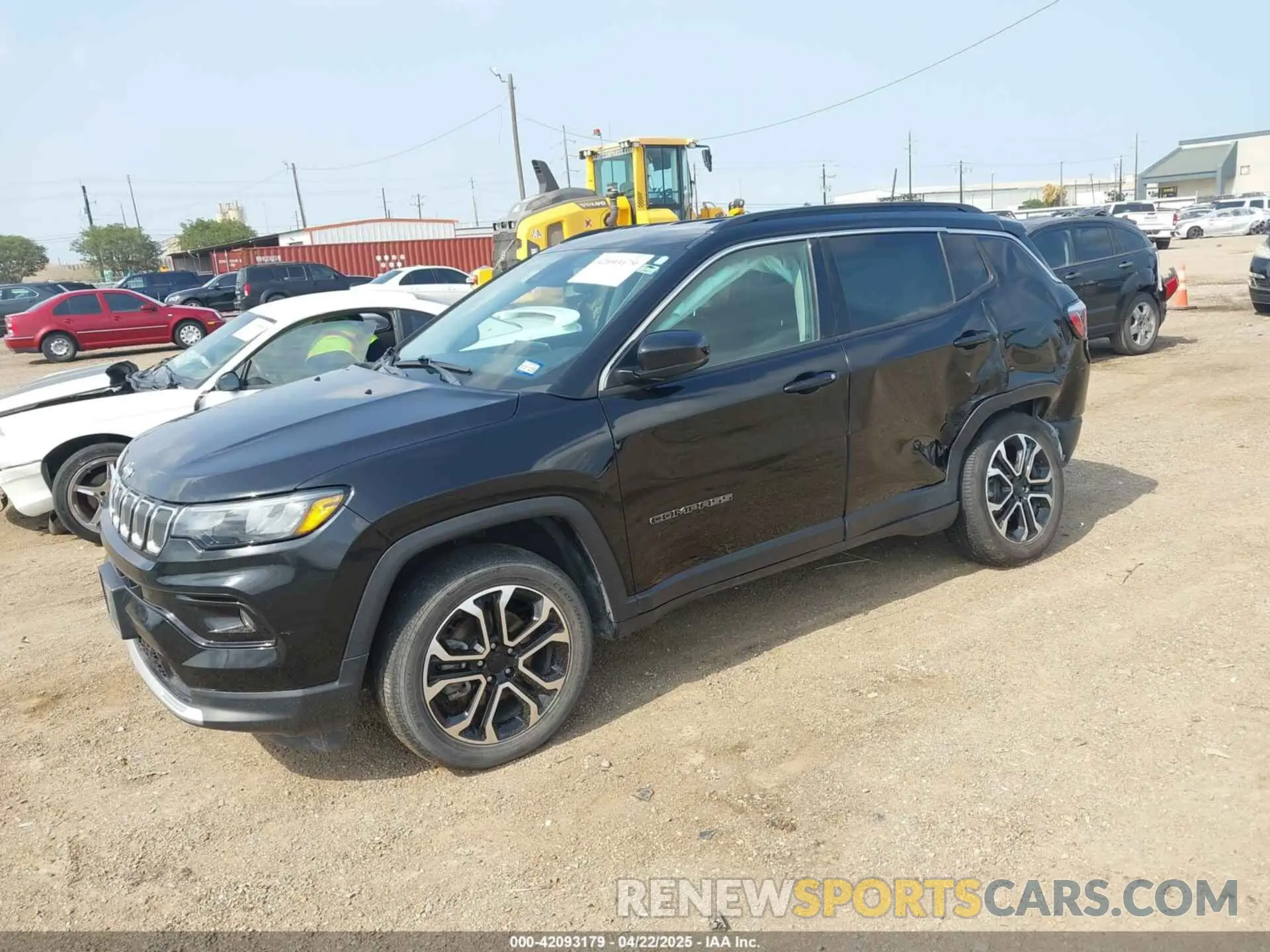 2 fotografías del automóvil dañado 3C4NJDCB8NT195573 JEEP COMPASS 2022