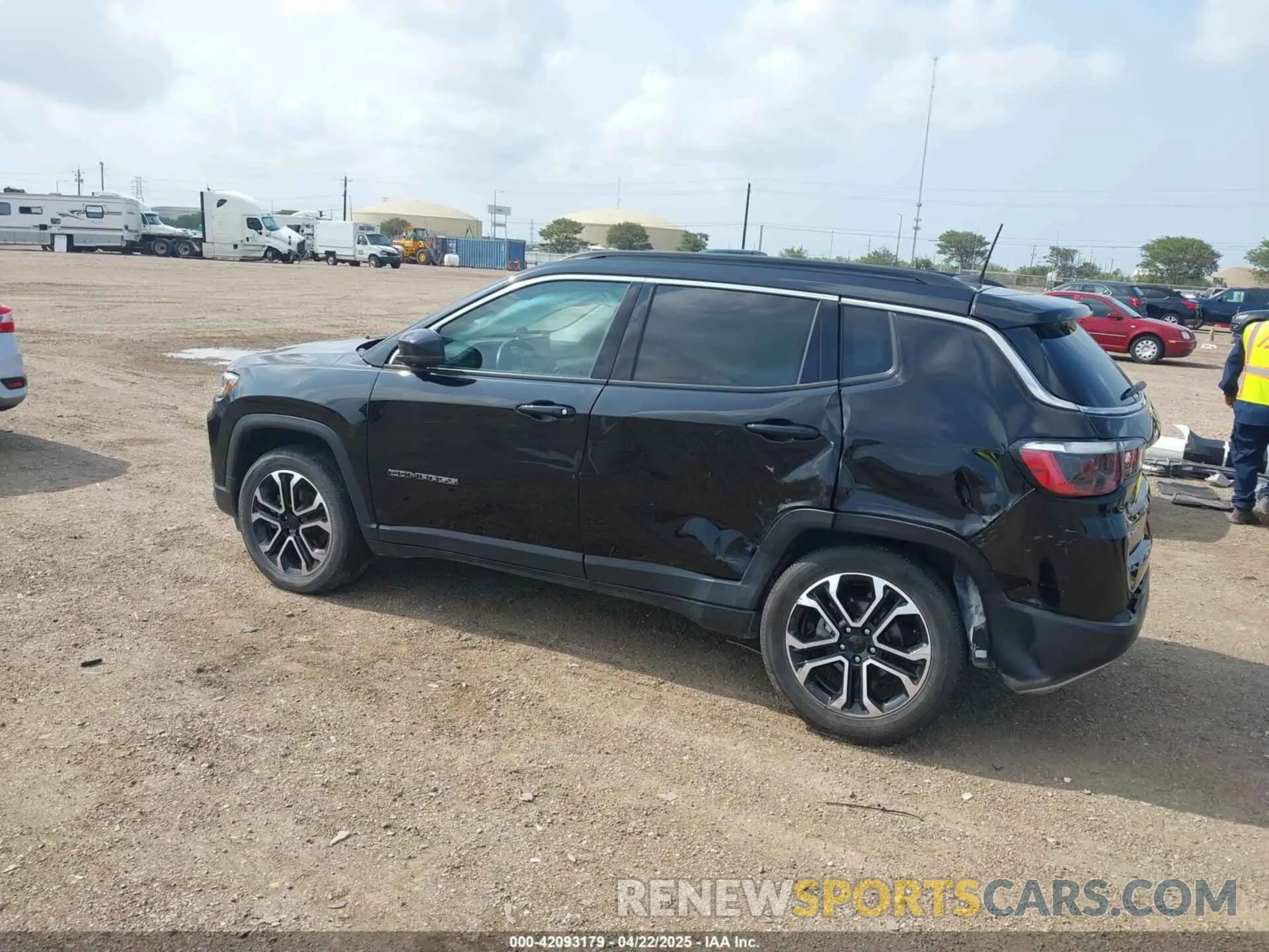 3 fotografías del automóvil dañado 3C4NJDCB8NT195573 JEEP COMPASS 2022