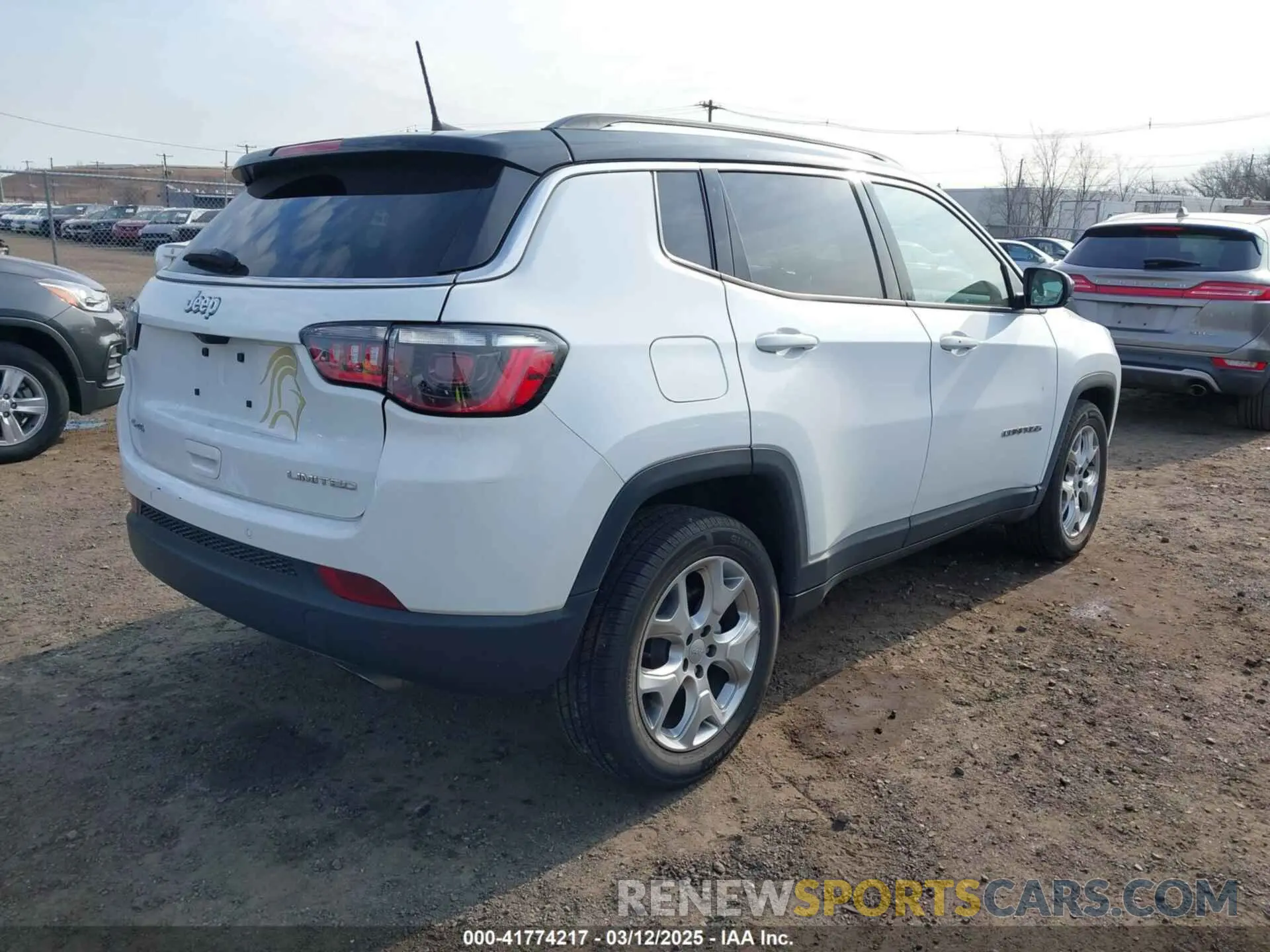 4 fotografías del automóvil dañado 3C4NJDCB9NT130392 JEEP COMPASS 2022