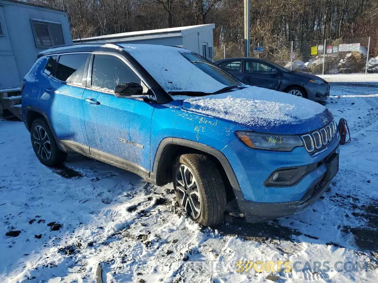 4 fotografías del automóvil dañado 3C4NJDCB9NT160489 JEEP COMPASS 2022