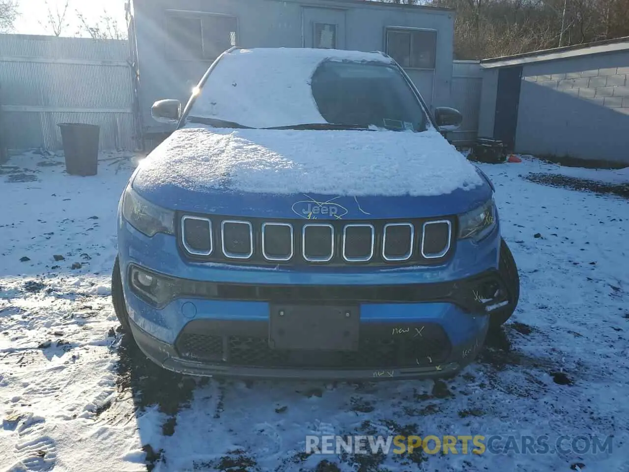 5 fotografías del automóvil dañado 3C4NJDCB9NT160489 JEEP COMPASS 2022