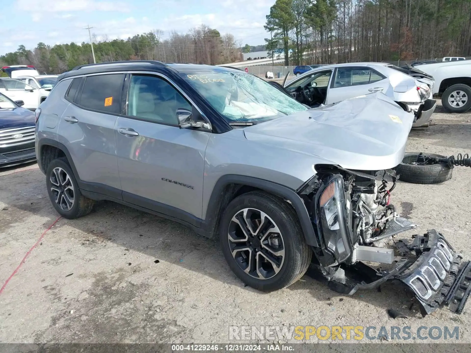 1 fotografías del automóvil dañado 3C4NJDCBXNT158234 JEEP COMPASS 2022