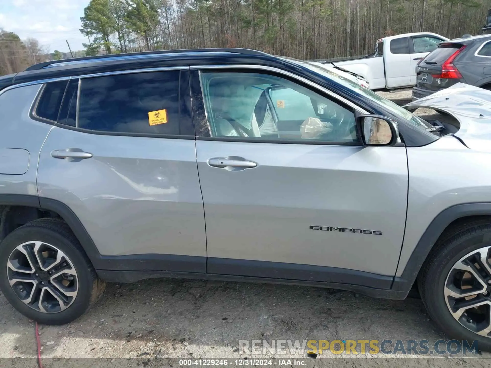 13 fotografías del automóvil dañado 3C4NJDCBXNT158234 JEEP COMPASS 2022