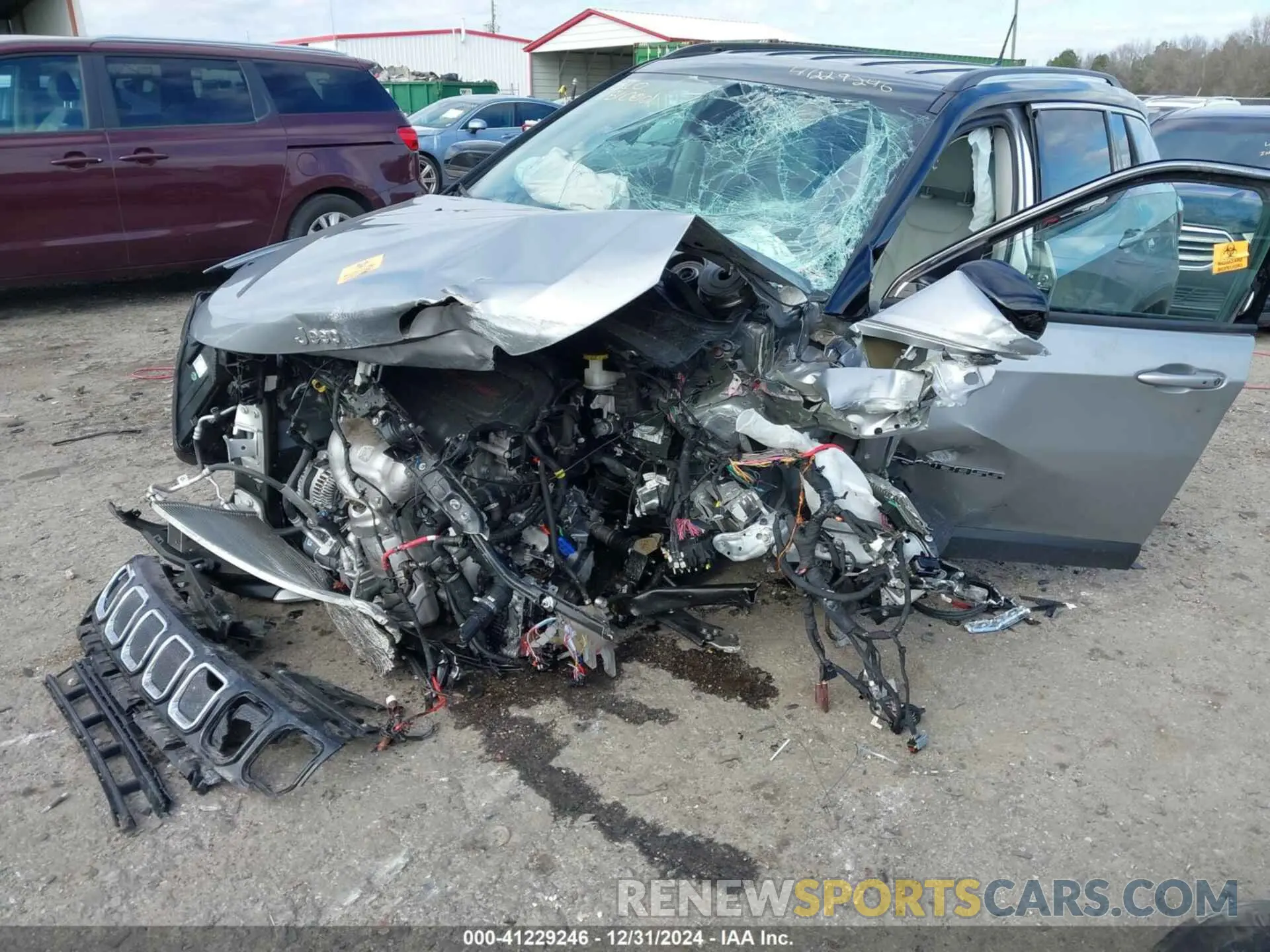6 fotografías del automóvil dañado 3C4NJDCBXNT158234 JEEP COMPASS 2022