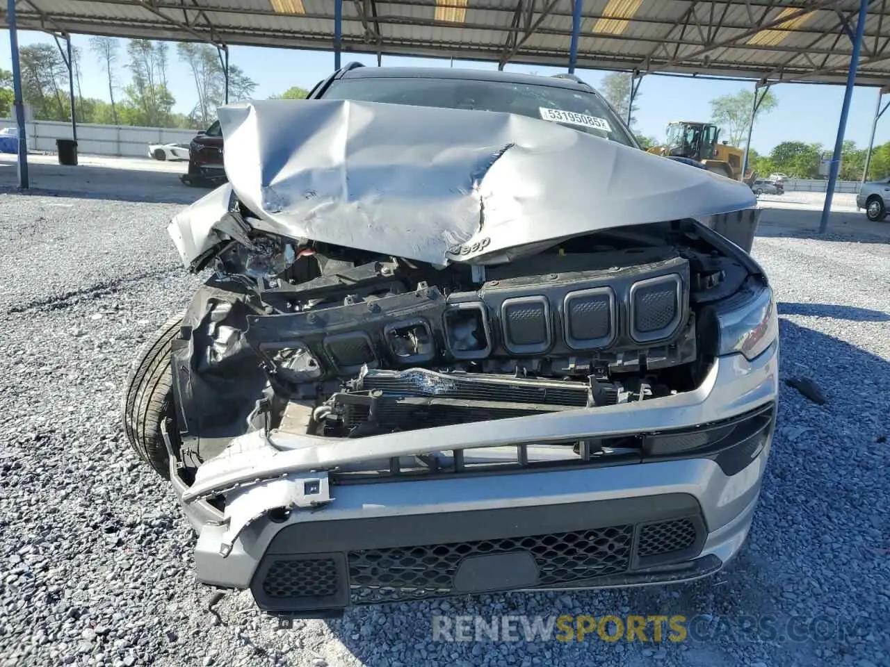 5 fotografías del automóvil dañado 3C4NJDCBXNT170044 JEEP COMPASS 2022