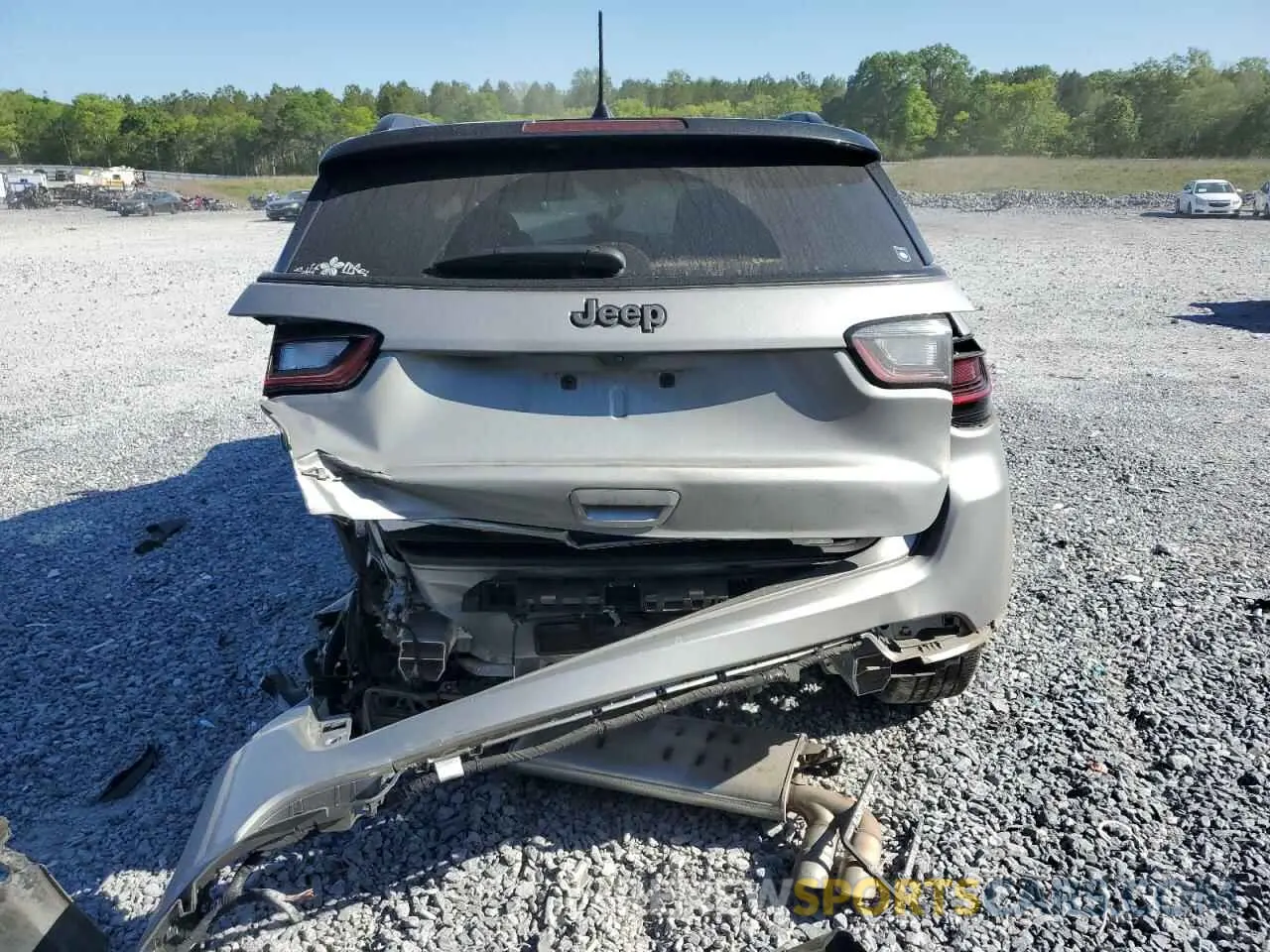 6 fotografías del automóvil dañado 3C4NJDCBXNT170044 JEEP COMPASS 2022