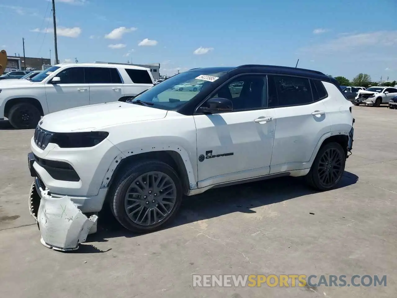 1 fotografías del automóvil dañado 3C4NJDCBXNT185627 JEEP COMPASS 2022
