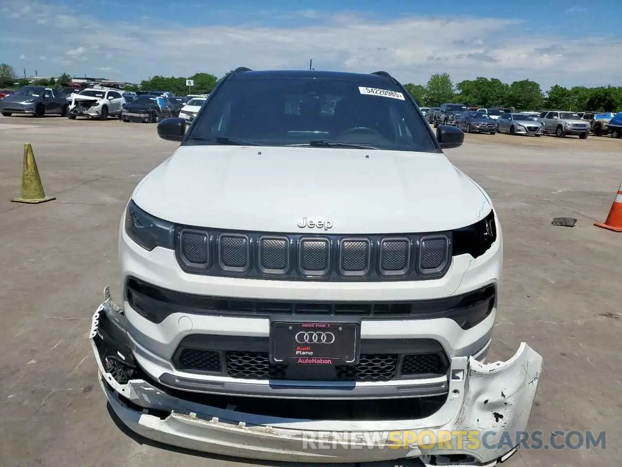 5 fotografías del automóvil dañado 3C4NJDCBXNT185627 JEEP COMPASS 2022