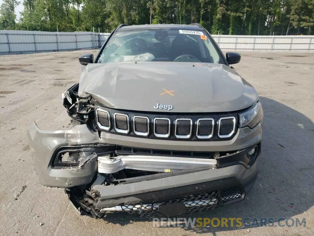 5 fotografías del automóvil dañado 3C4NJDCBXNT189290 JEEP COMPASS 2022