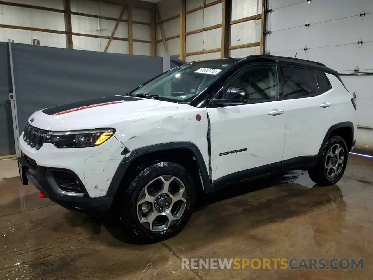 1 fotografías del automóvil dañado 3C4NJDDB0NT222392 JEEP COMPASS 2022