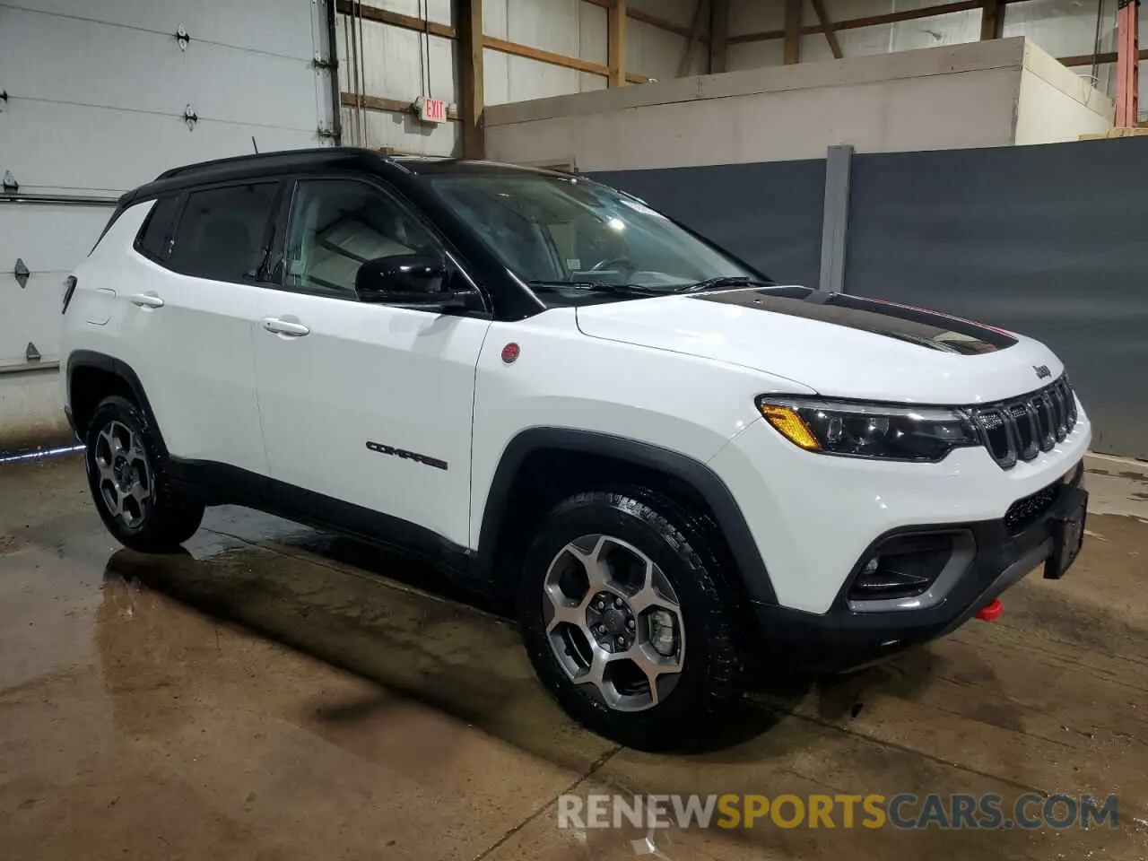 4 fotografías del automóvil dañado 3C4NJDDB0NT222392 JEEP COMPASS 2022