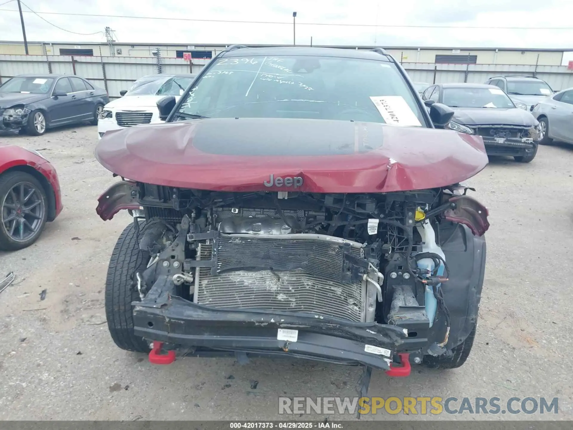 6 fotografías del automóvil dañado 3C4NJDDB3NT203092 JEEP COMPASS 2022