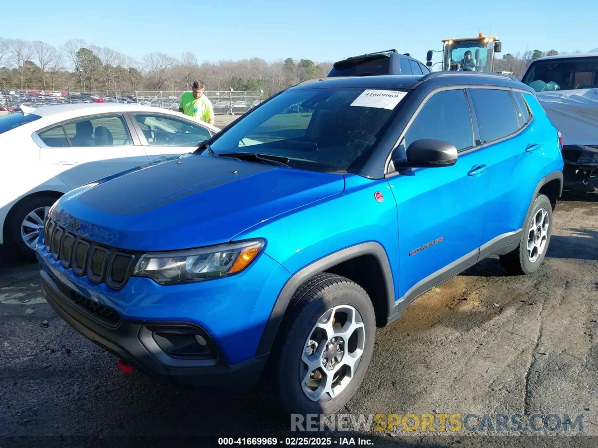2 fotografías del automóvil dañado 3C4NJDDB4NT105236 JEEP COMPASS 2022