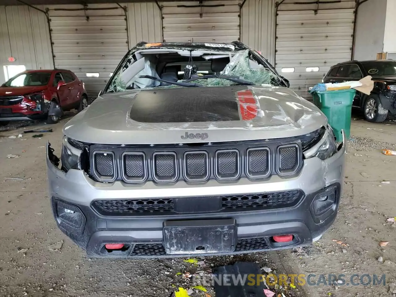 5 fotografías del automóvil dañado 3C4NJDDB4NT156932 JEEP COMPASS 2022