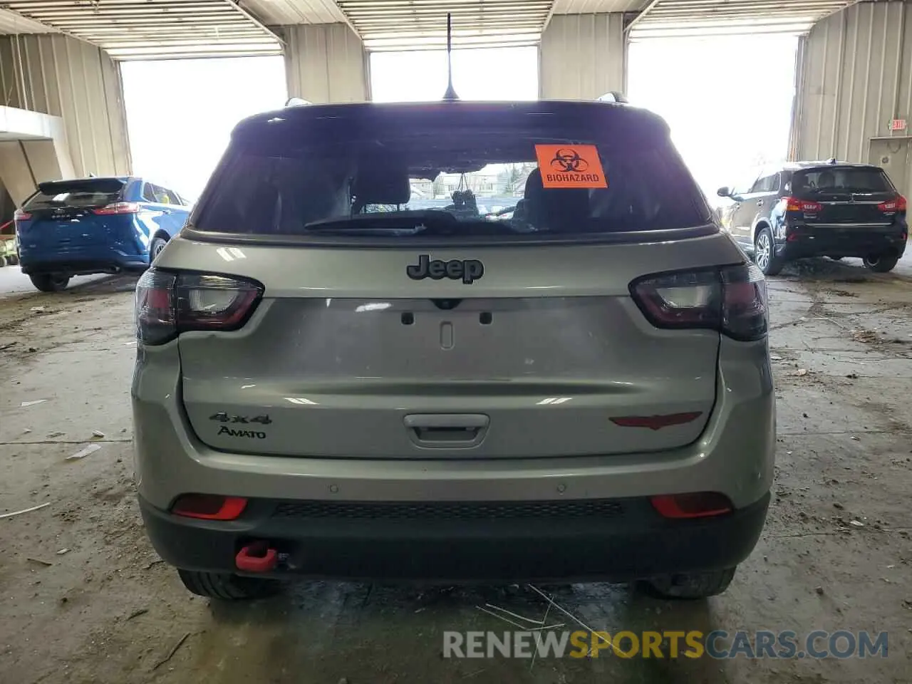 6 fotografías del automóvil dañado 3C4NJDDB4NT156932 JEEP COMPASS 2022