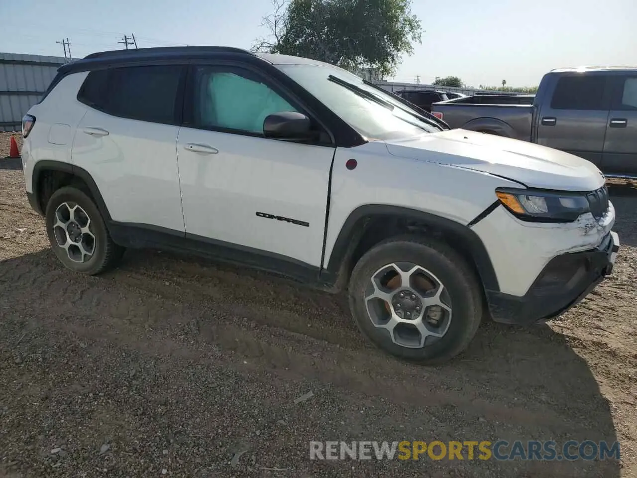 4 fotografías del automóvil dañado 3C4NJDDB5NT148841 JEEP COMPASS 2022
