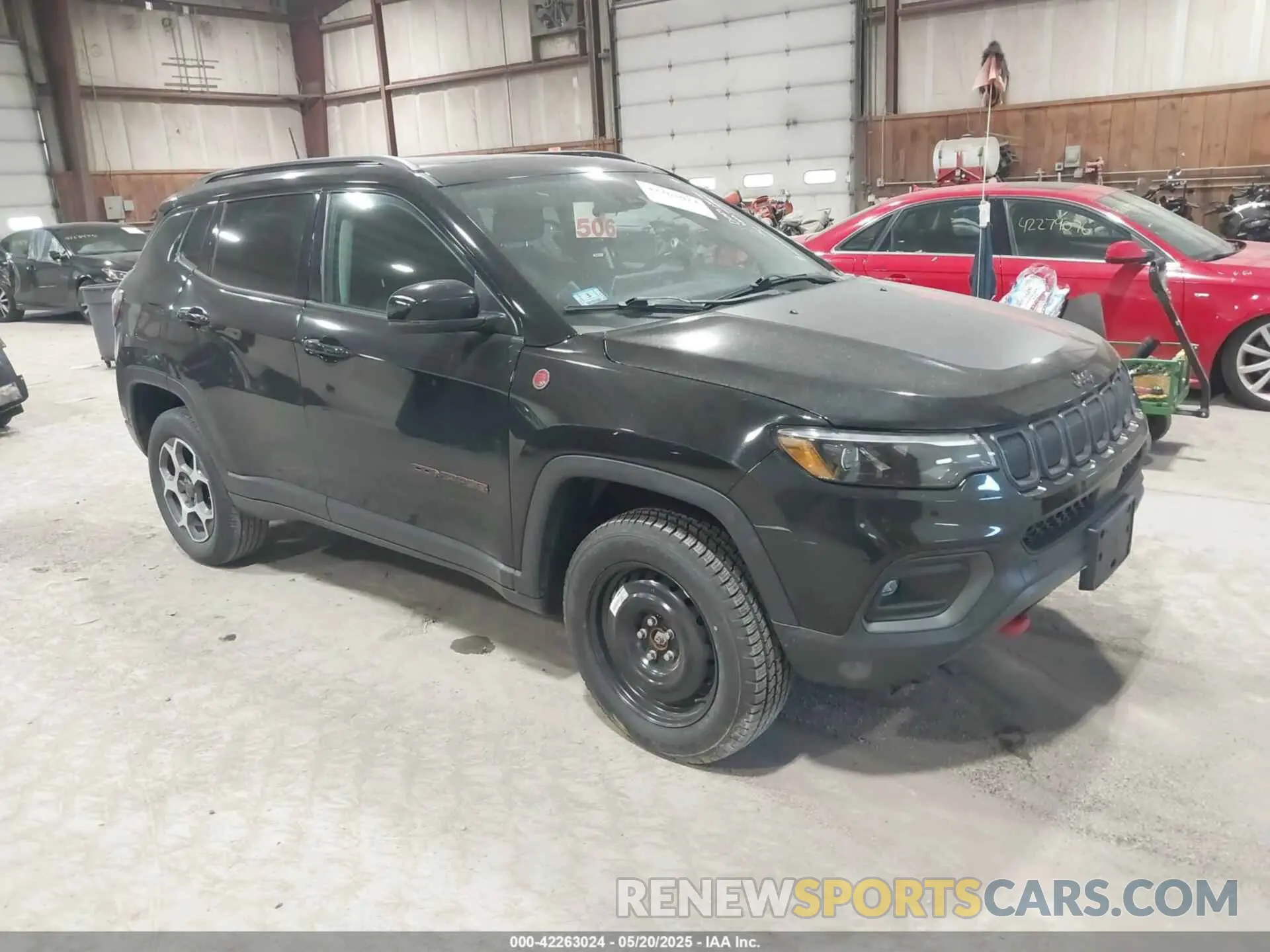 1 fotografías del automóvil dañado 3C4NJDDB8NT227131 JEEP COMPASS 2022