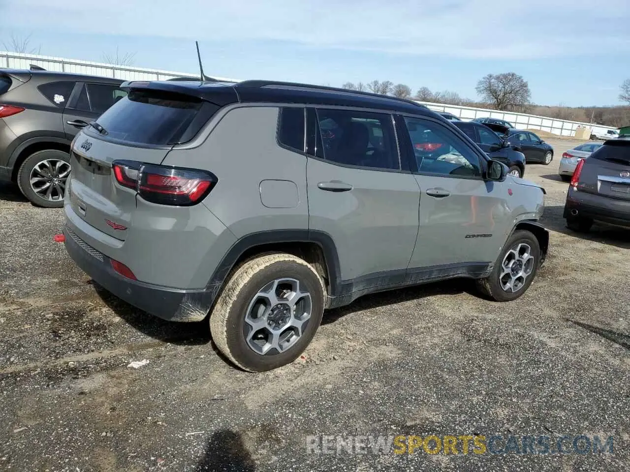 3 fotografías del automóvil dañado 3C4NJDDBXNT154487 JEEP COMPASS 2022