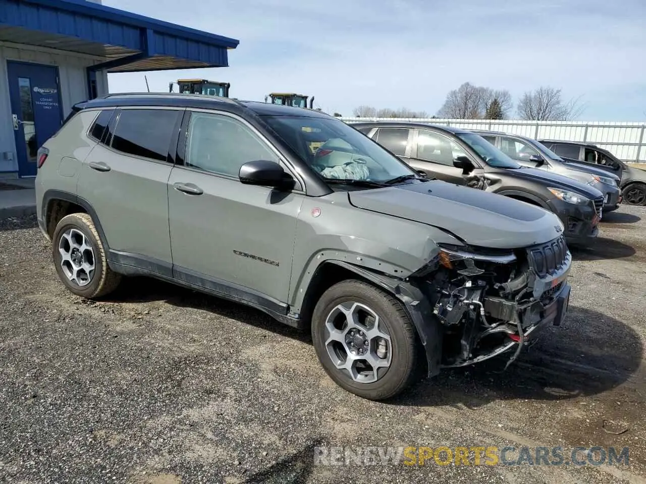 4 fotografías del automóvil dañado 3C4NJDDBXNT154487 JEEP COMPASS 2022