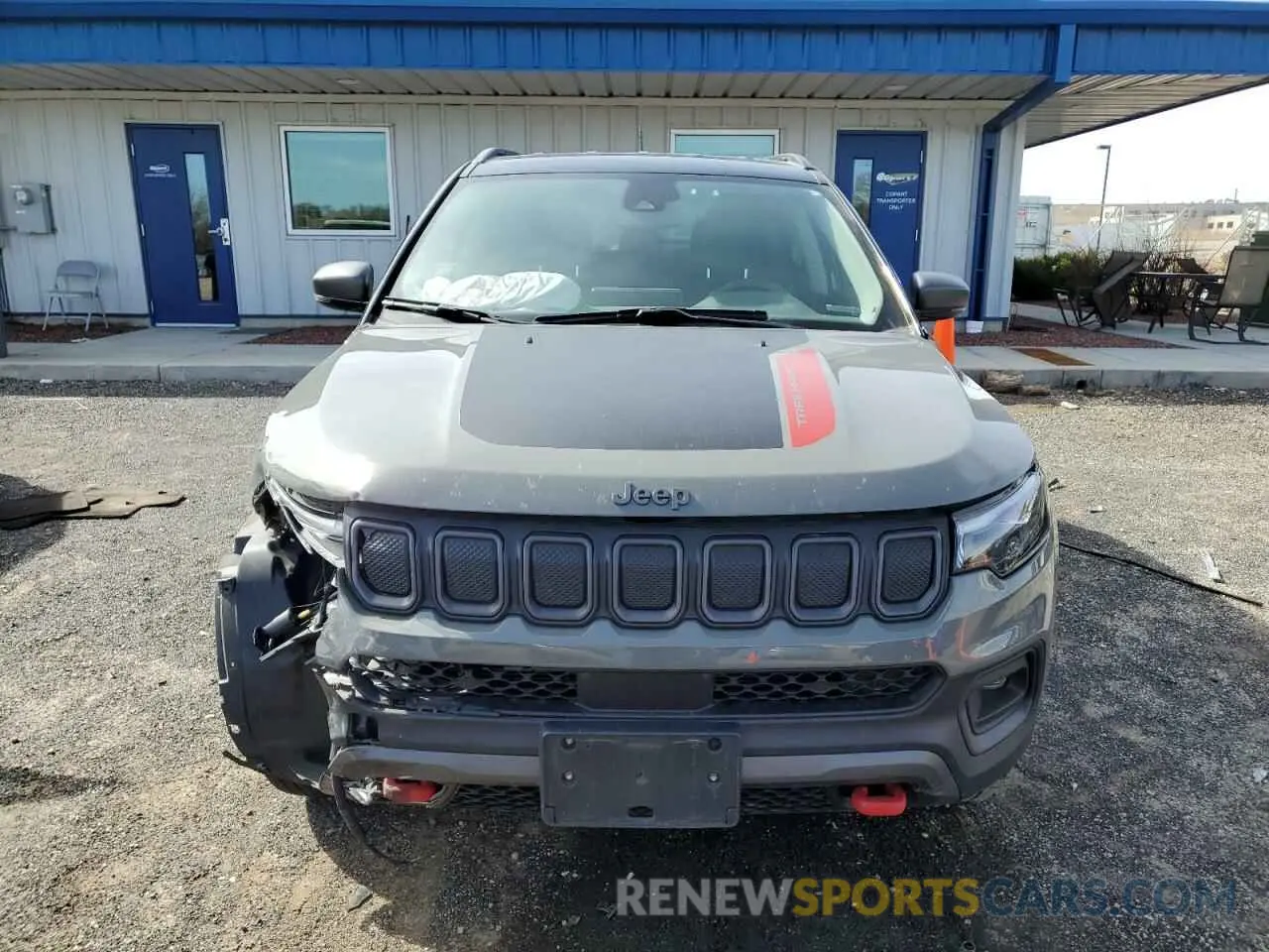 5 fotografías del automóvil dañado 3C4NJDDBXNT154487 JEEP COMPASS 2022