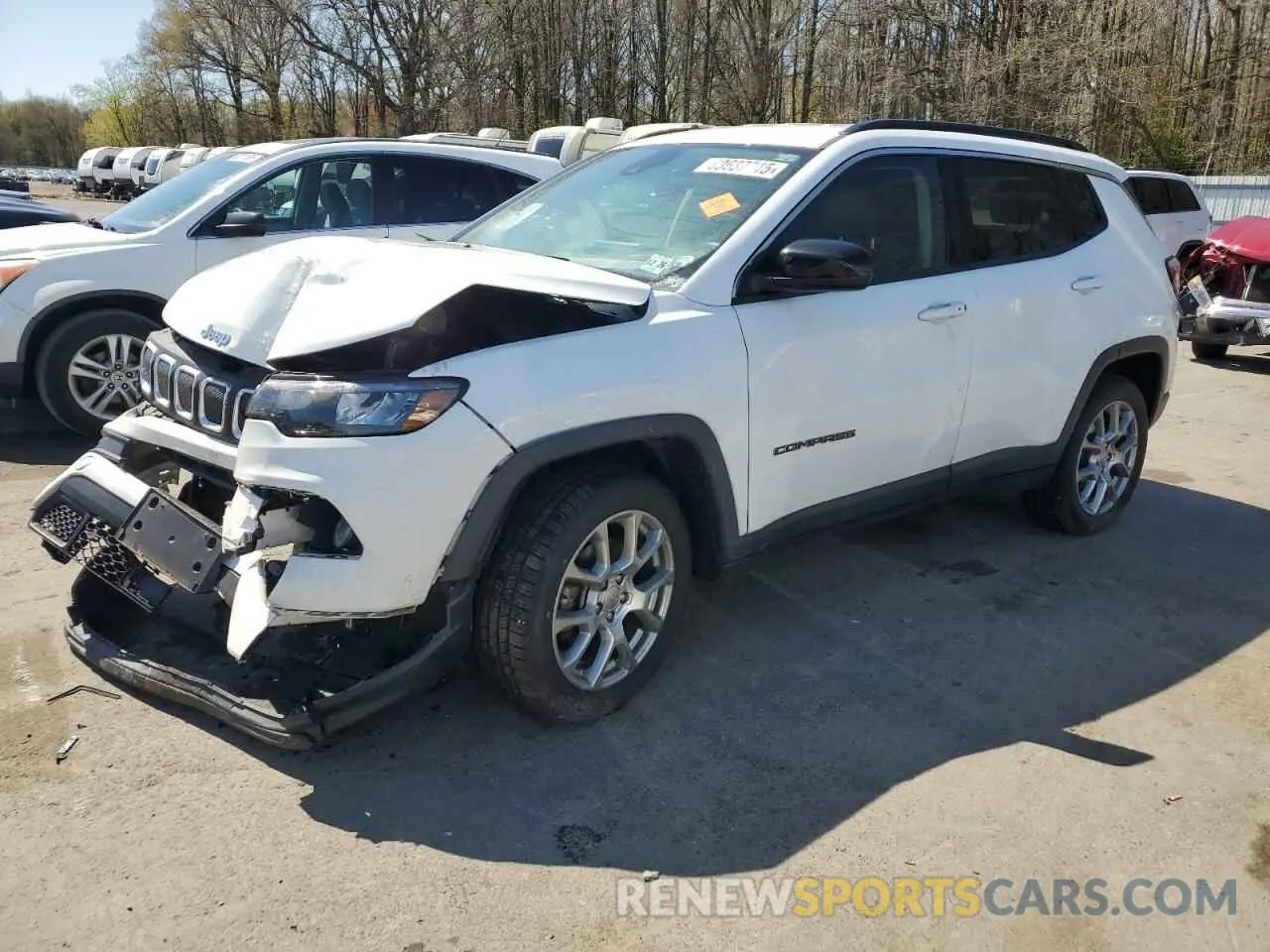 1 fotografías del automóvil dañado 3C4NJDFB0NT113878 JEEP COMPASS 2022