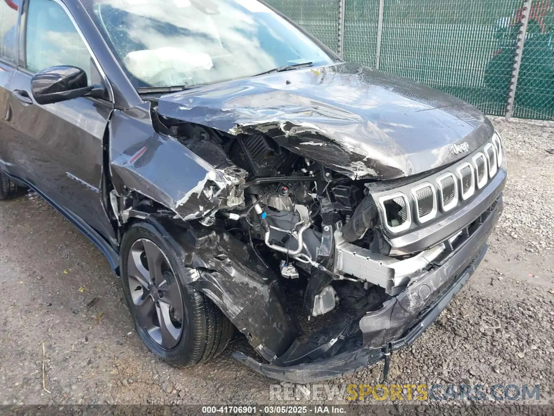 6 fotografías del automóvil dañado 3C4NJDFB3NT144607 JEEP COMPASS 2022