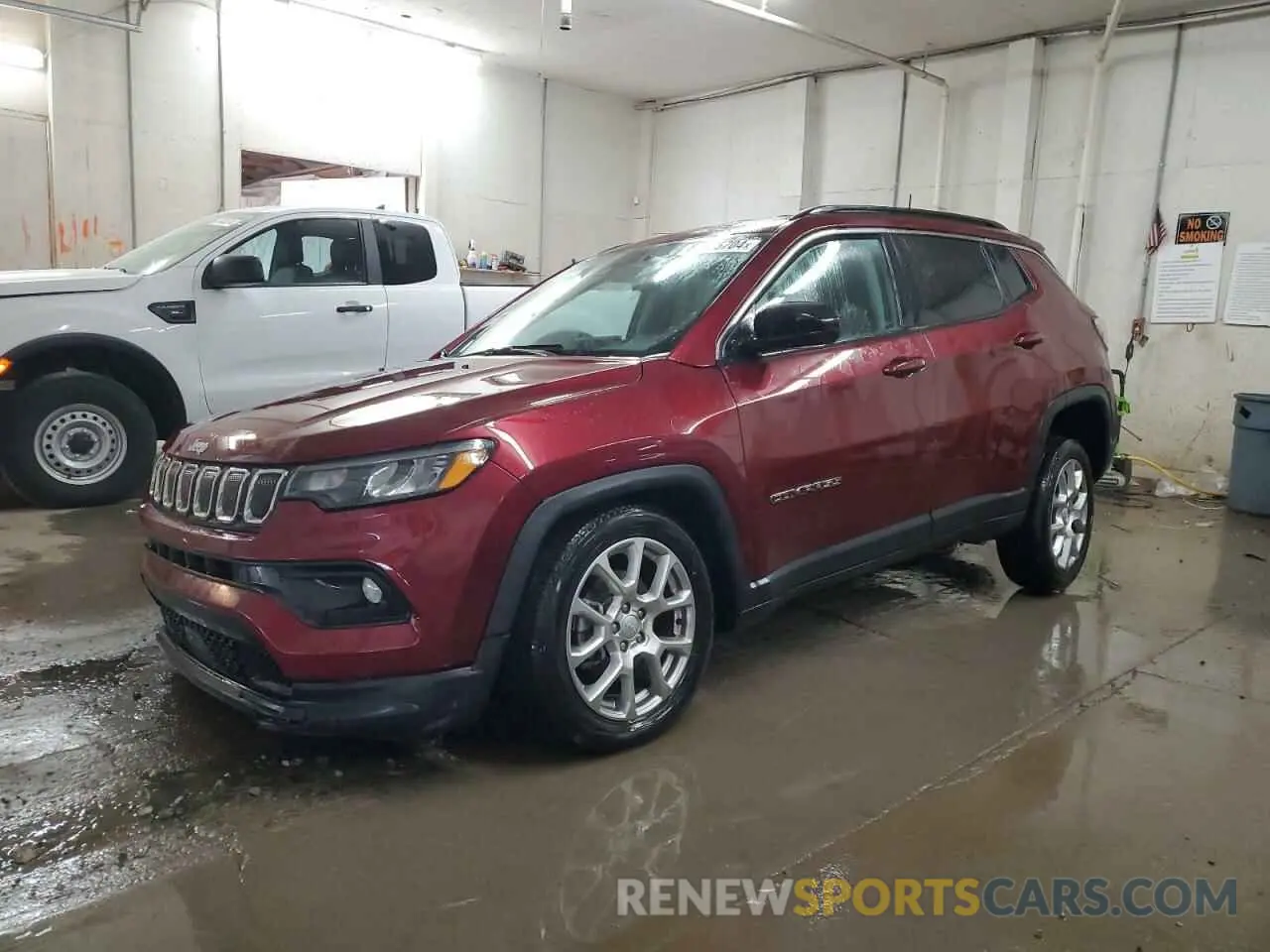 1 fotografías del automóvil dañado 3C4NJDFB5NT179956 JEEP COMPASS 2022