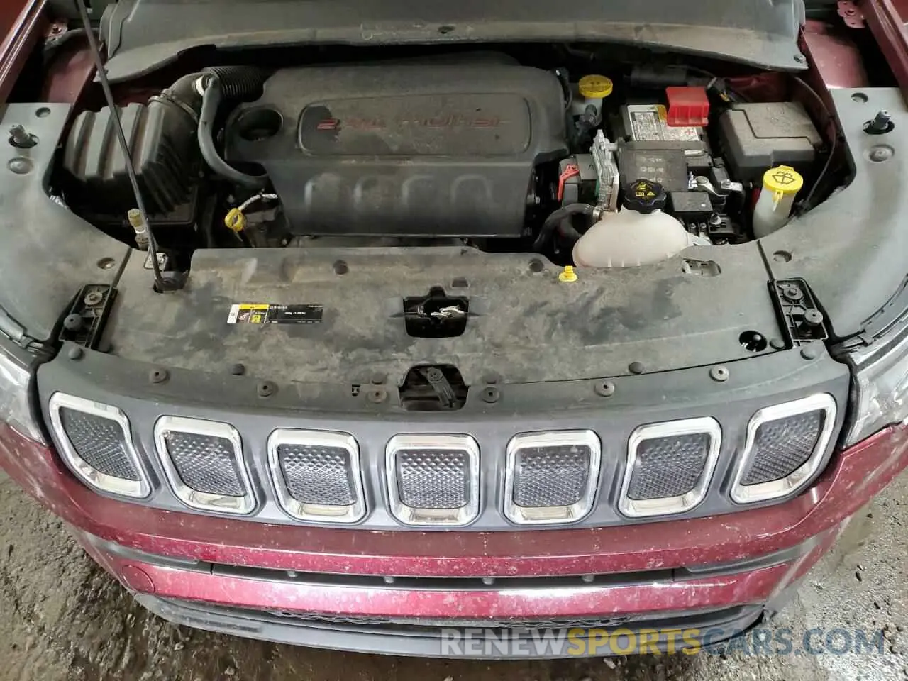 12 fotografías del automóvil dañado 3C4NJDFB5NT179956 JEEP COMPASS 2022