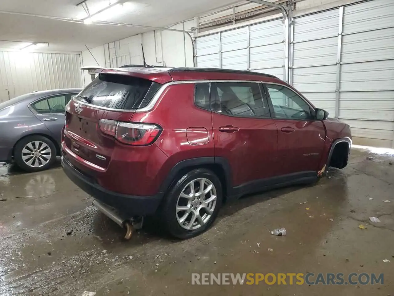 3 fotografías del automóvil dañado 3C4NJDFB5NT179956 JEEP COMPASS 2022
