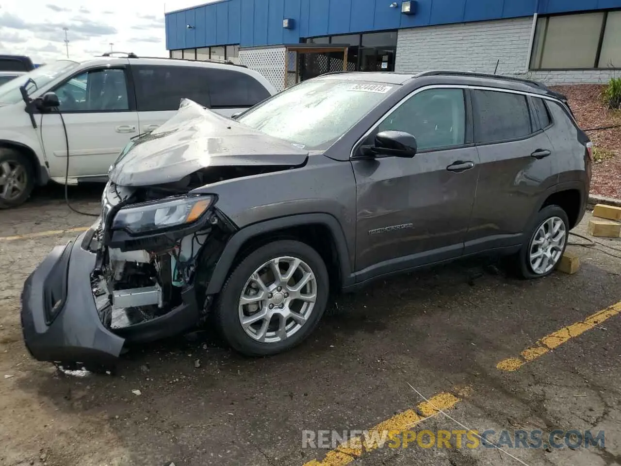 1 fotografías del automóvil dañado 3C4NJDFB7NT109259 JEEP COMPASS 2022